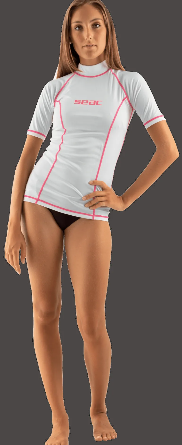T-SHIRT DA DONNA IN LYCREA SEAC BIANCO