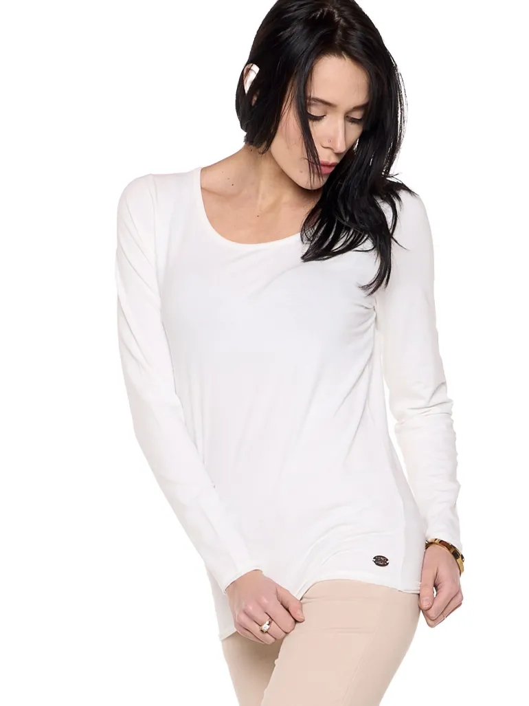 T-SHIRT DA DONNA LEONE T-SHIRT LONG SLEEVES NEVER WITHOUT