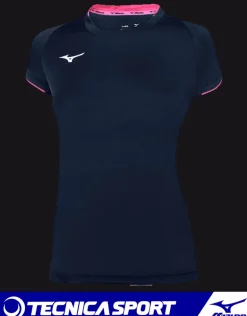 T-SHIRT DA DONNA MANICA CORTA TEAM CORE BLU NAVY