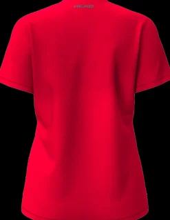 T-SHIRT DA TENNIS DA DONNA HEAD CLUB ORIGINAL 814845 RD