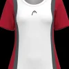 T-SHIRT DA TENNIS DA UOMO HEAD CLUB 25 TECH 816725 RDWH