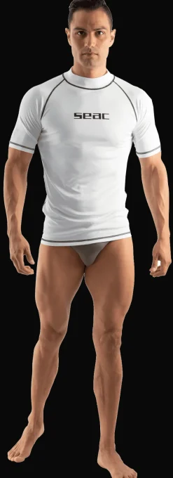 T-SHIRT DA UOMO IN LYCRA SEAC SUB T-SUN BIANCO