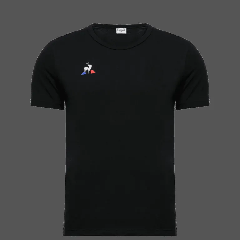 T-SHIRT DA UOMO LE COQ SPORTIF PRESENTATION NERA