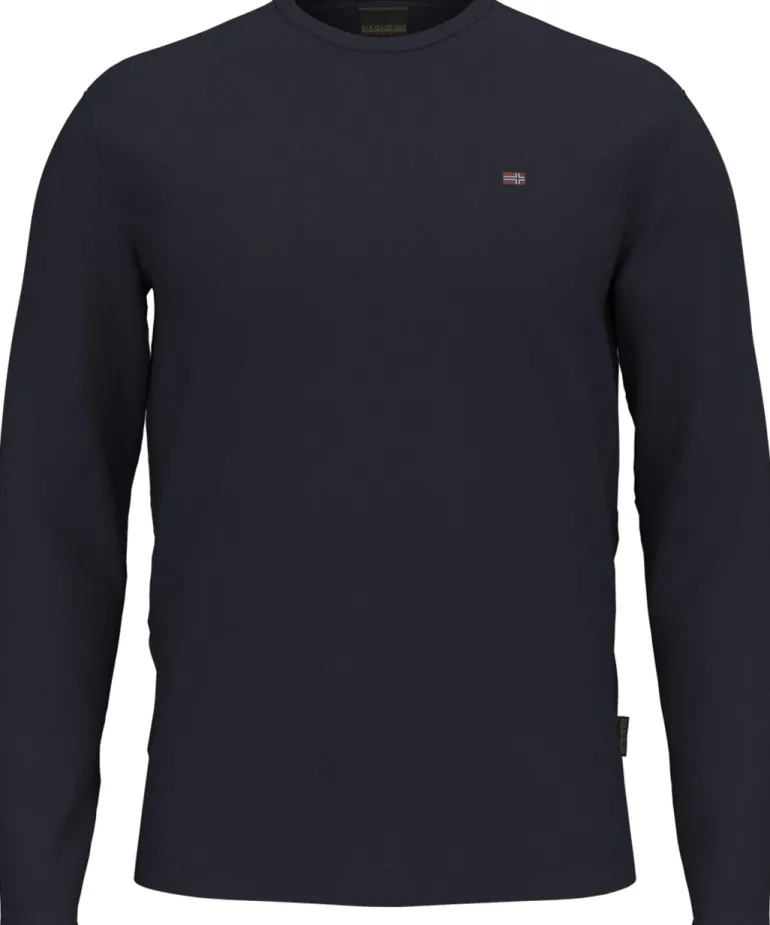 T-SHIRT MANICA LUNGA DA UOMO NAPAPIJRI SALIS 1 BLU MARINE NP0A4HN7 176