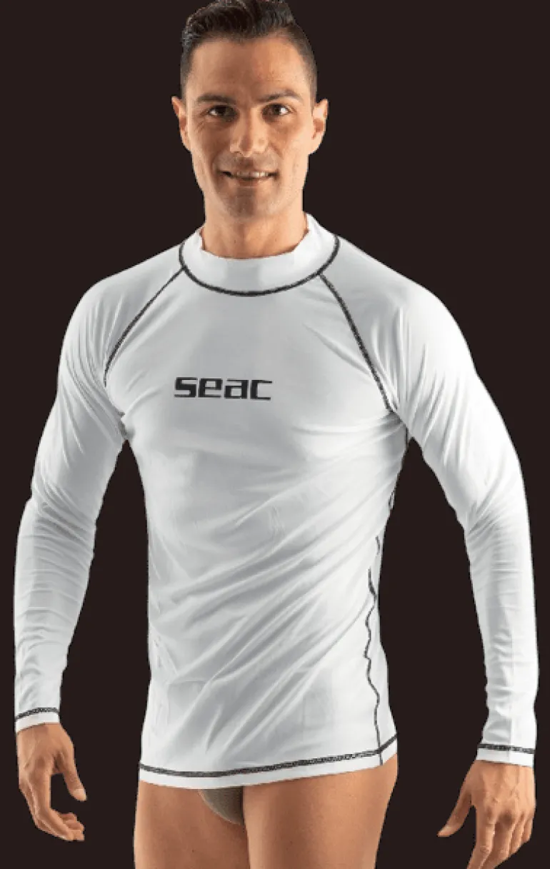 T-SHIRT SUN LONG SEAC SUB MAN BIANCA