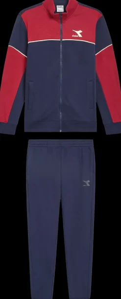 TUTA DA UOMO DIADORA FZ RED GRANATA 102.181992 45065