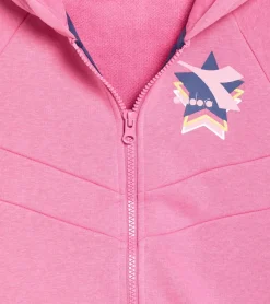 TUTA JUNIOR DIADORA HD FZ LOGO CHATEAU PINK 102.180964 50149