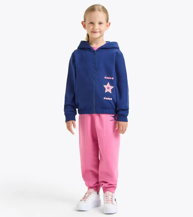 TUTA JUNIOR DIADORA HD FZ LOGO SALTIRE NAVY 102.180962 60024