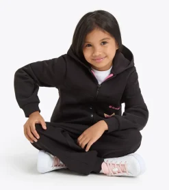 TUTA JUNIOR DIADORA HD FZ LOGO BLACK 102.180962 80013