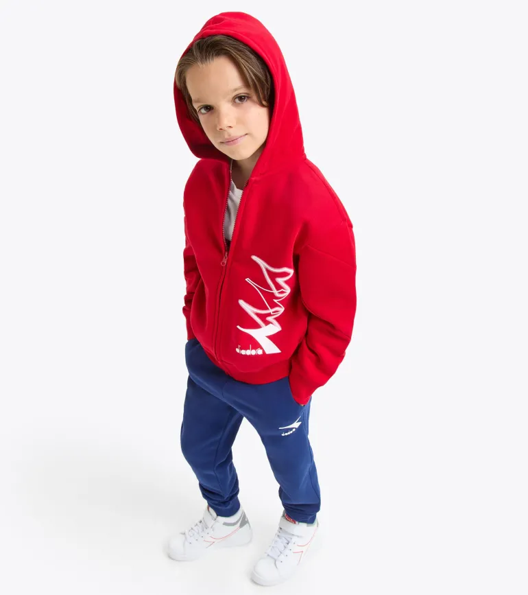 TUTA JUNIOR DIADORA HD FZ LOGO RED SALSA 102.180956 45080