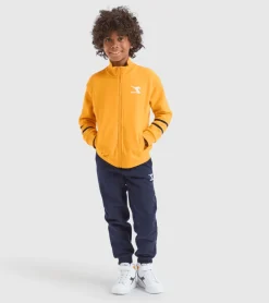 TUTA JUNIOR DIADORA TRACKSUIT FZ CHROMIA 102.178715 40015 GIALLO RADIANTE