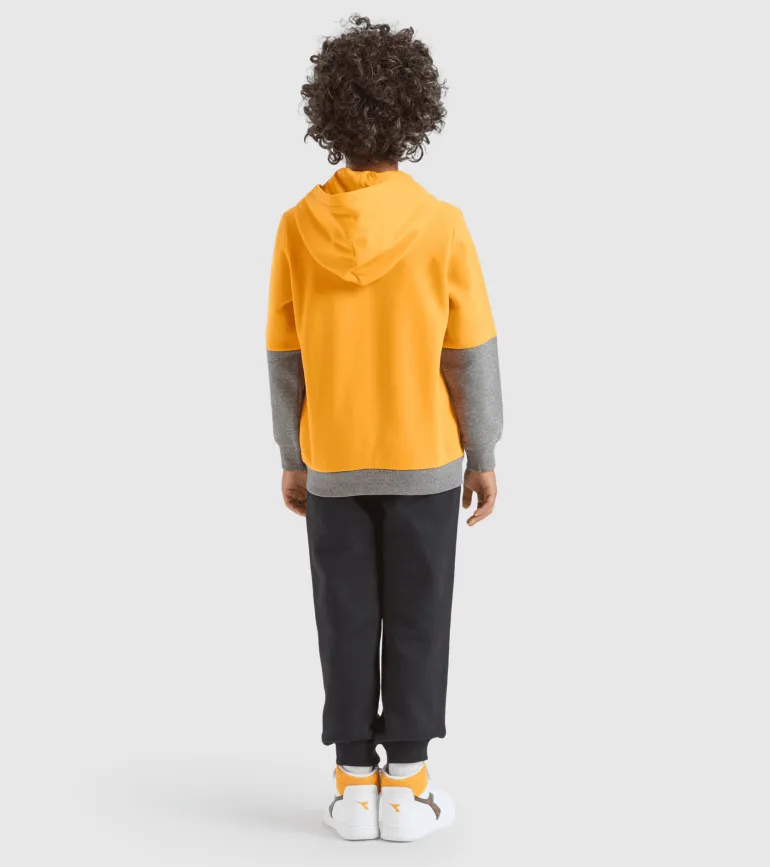 TUTA JUNIOR DIADORA TRACKSUIT HD FZ TWISTER 102.178704 40015 ARANCIO/GRIGIA/BLU